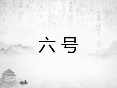 六号