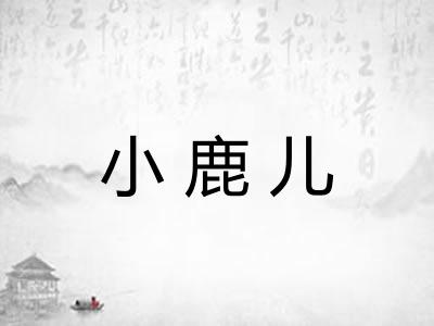 小鹿儿 小鹿儿