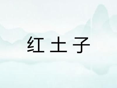 红土子