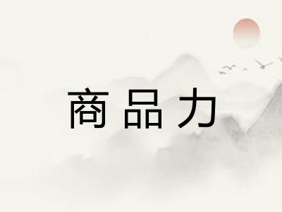 商品力 商品力