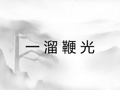 一溜鞭光