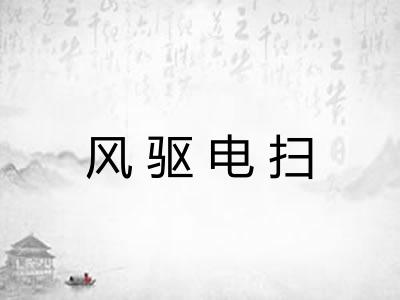 风驱电扫