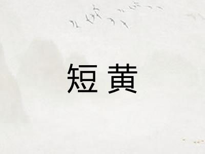 短黄