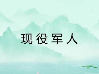 现役军人