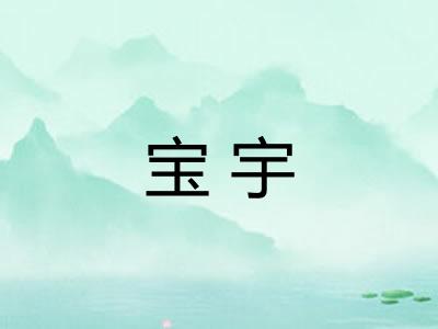 宝宇 宝宇