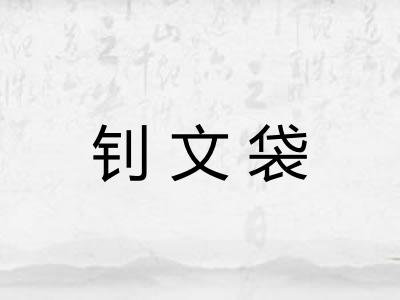 钊文袋