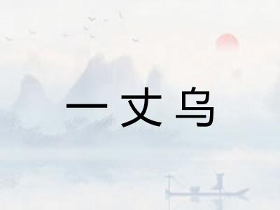 一丈乌