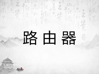 路由器 路由器