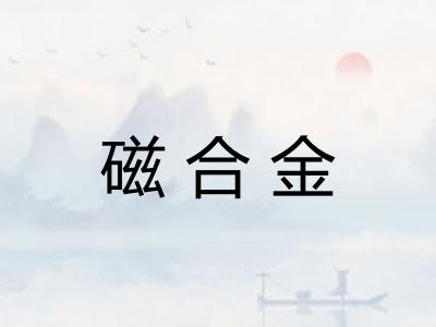 磁合金