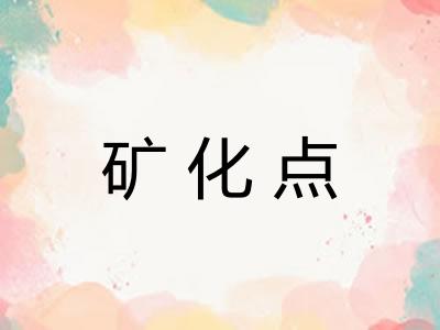 矿化点