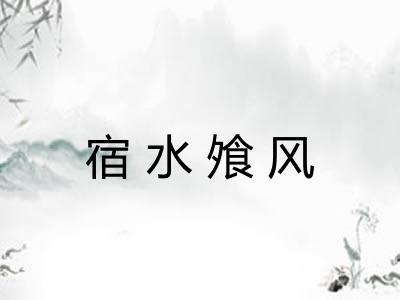 宿水飧风