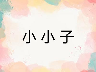 小小子