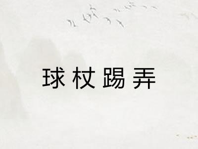 球杖踢弄 球杖踢弄