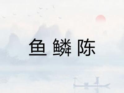 鱼鳞陈