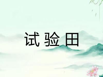 试验田