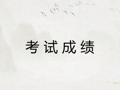 考试成绩