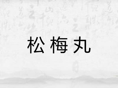 松梅丸