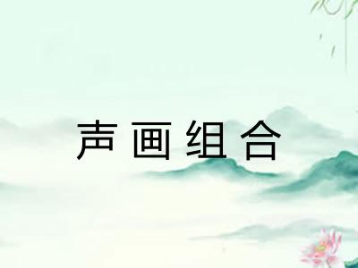 声画组合