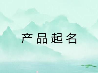 产品起名 产品起名