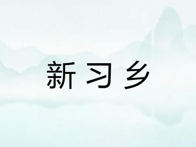 新习乡
