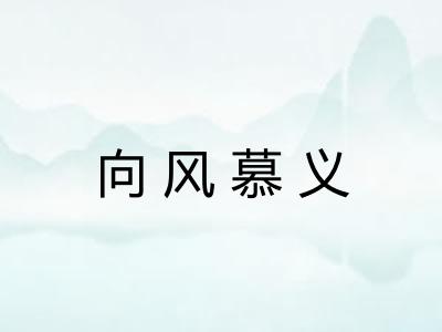 向风慕义