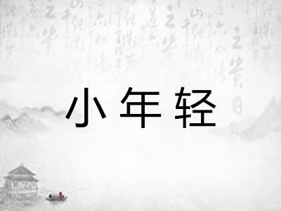 小年轻