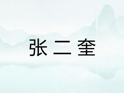 张二奎