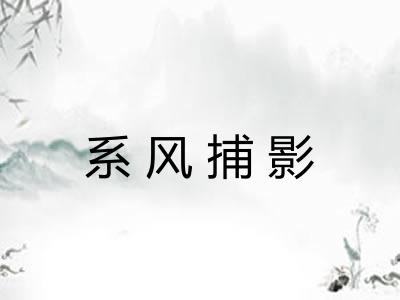 系风捕影