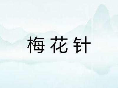 梅花针 梅花针