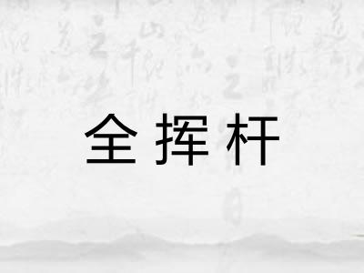 全挥杆