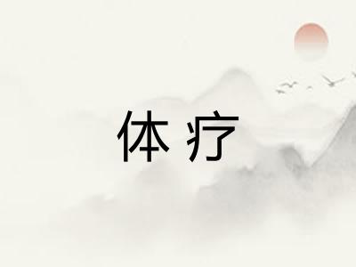 体疗