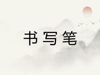 书写笔