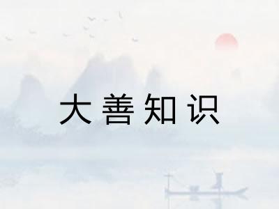 大善知识 大善知识