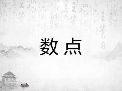 数点