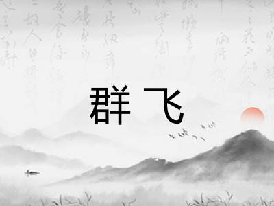 群飞 群飞