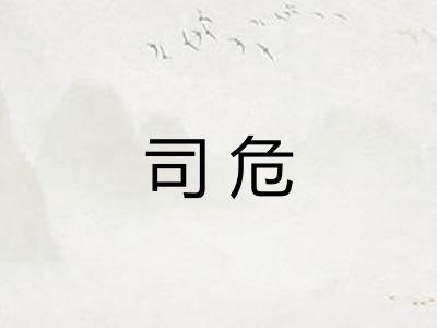 司危
