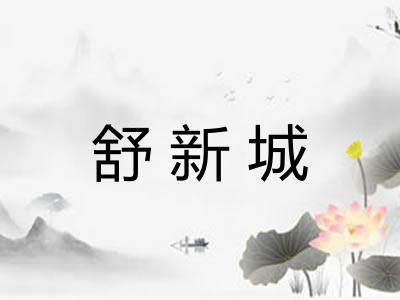 舒新城 舒新城