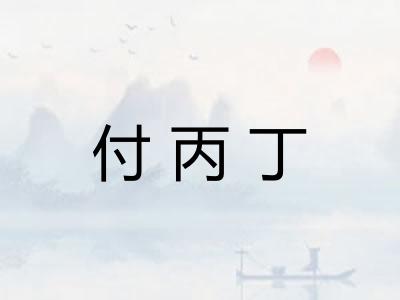 付丙丁
