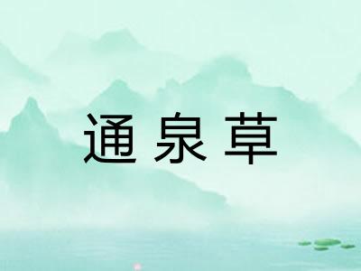 通泉草