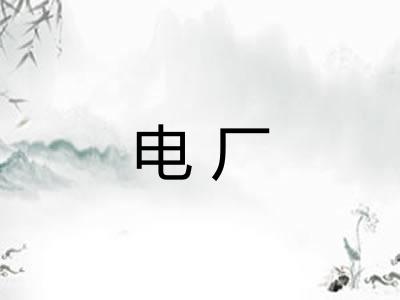 电厂 电厂