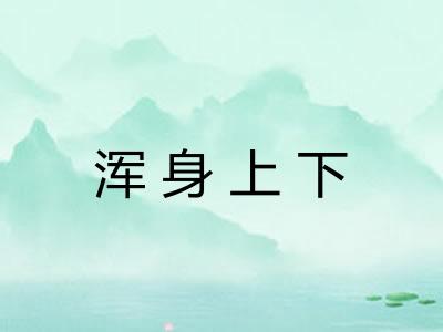 浑身上下
