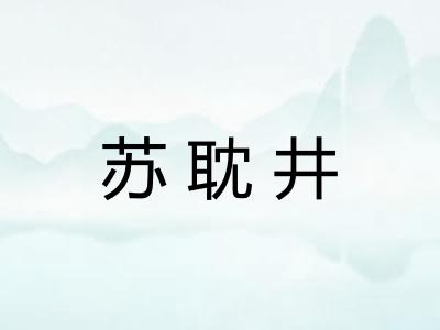 苏耽井 苏耽井