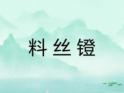 料丝镫