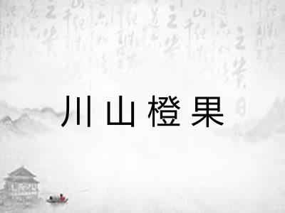 川山橙果 川山橙果