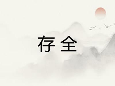 存全