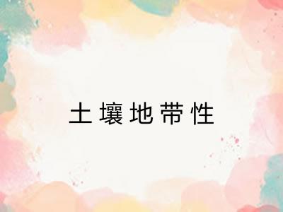 土壤地带性
