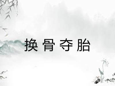 换骨夺胎 换骨夺胎