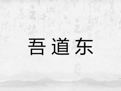 吾道东