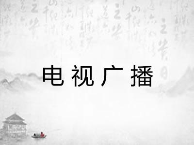 电视广播