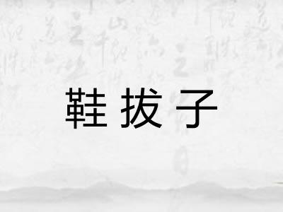 鞋拔子 鞋拔子